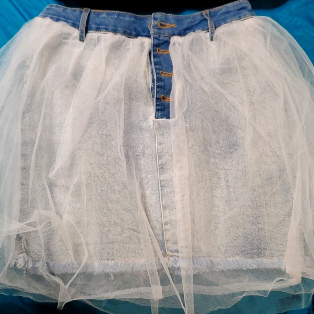 Denim skirt